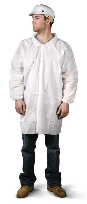 WHITE SMS LAB COAT 30/CS - Lab Coats